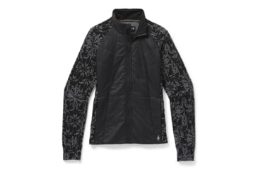 Image of Smartwool Smartloft 60 Jacket - Womens, Black Digital Snowflake, Extra Large, SW014074E36-XL