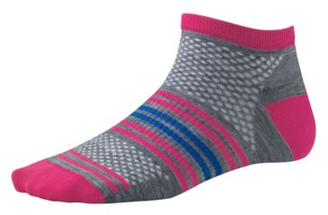 Image of Smartwool Sporty Spice Micro Sock - Womens-Light Gray Heather-Medium