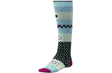 Image of Smartwool Tap Dot Kneehigh Socks - Girl's-Black-Large