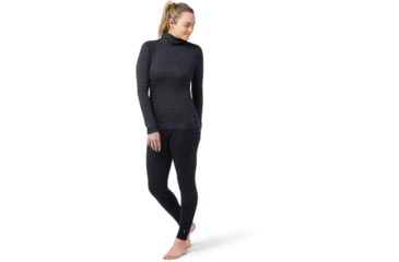 Image of Smartwool Thermal Merino Rib Turtleneck - Womens, 010 Charcoal Heather, Medium, SW016690010M