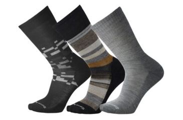 Image of Smartwool Trio 2 Sock - Men's, Black, Large SW003864001-L
