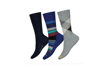 Image of Smartwool Trio 2 Socks - Mens, Multi Color A, Large, SW01017999A-L