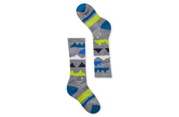 Image of Smartwool Wintersport Mountain Socks - Kids, Light Gray, Small, SW001292039-S