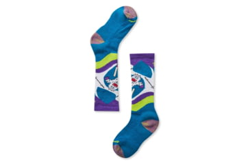 Image of Smartwool Wintersport Yo Yetti Socks - Kids, Ocean Abyss, Medium, SW001030E21-M
