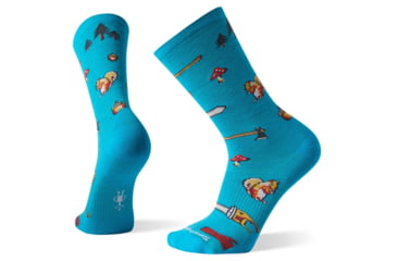 Image of Smartwool Woodchuck Crew Socks - Mens, Capri, Extra Large, SW004064810-XL