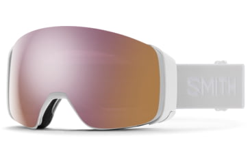 Image of Smith 4D Mag Goggle, ChromaPop Everyday Rose Gold Mirror , White Vapor, M007320OZ99M5