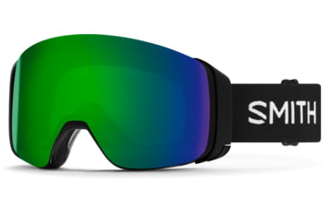 Image of Smith 4D Mag Goggle, Chromapop Sun Green Mirror, Black, M007320JX99MK
