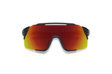 Image of Smith Attack MAG MTB Sunglasses, Matte Black Cinder Frame, ChromaPop Red Mirror Lens, 202299RC299X6
