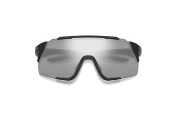 Image of Smith Attack MAG MTB Sunglasses, Matte Black Frame, ChromaPop Platinum Mirror Lens, 20229900399XB
