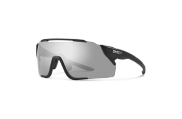 Image of Smith Attack MAG MTB Sunglasses, Matte Black Frame, ChromaPop Platinum Mirror Lens, 20229900399XB