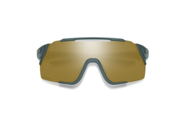 Image of Smith Attack MAG MTB Sunglasses, Matte Spruce Frame, ChromaPop Bronze Mirror Lens, 2022991ED990K