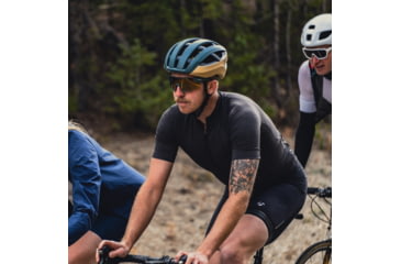 Image of Smith Attack MAG MTB Sunglasses, Matte Spruce Frame, ChromaPop Bronze Mirror Lens, 2022991ED990K