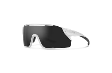 Image of Smith Attack MAG MTB Sunglasses, Matte White Frame, ChromaPop Black Lens, 2022996HT991C