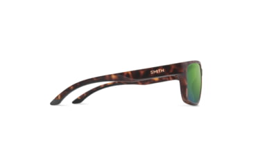 Image of Smith Basecamp Sunglasses, Matte Tortoise Frame, ChromaPop Polarized Green Mirror Lens, 201929N9P59UI
