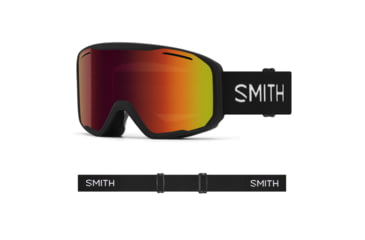 Image of Smith Blazer Goggles, Red Sol-X Mirror Lens, Black, M007780DY99C1
