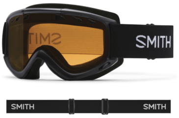Image of Smith Cascade Classic Ski Goggles, Gold Lite, Black, CN2LBK16