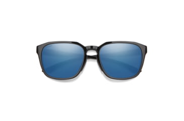 Image of Smith Contour Sunglasses, Black Frame, ChromaPop Polarized Blue Mirror Lens, 20406580756QG
