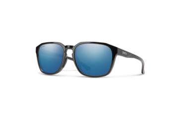 Image of Smith Contour Sunglasses, Black Frame, ChromaPop Polarized Blue Mirror Lens, 20406580756QG