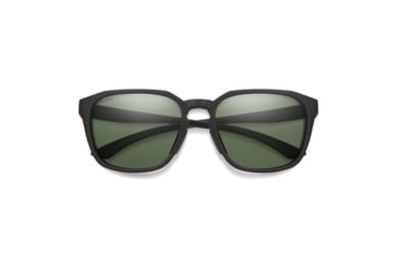 Image of Smith Contour Sunglasses, Matte Black Frame, ChromaPop Polarized Gray Green Lens, 20406500356L7