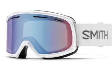 Image of Smith Drift Goggles, White, Blue Sensor Mirror, M0042033299ZF