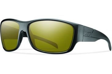 Image of Smith Frontman Elite Sunglasses, ChromaPop Polarized Bronze Mirror Lens, Black Frame, FNTRPBZMBK