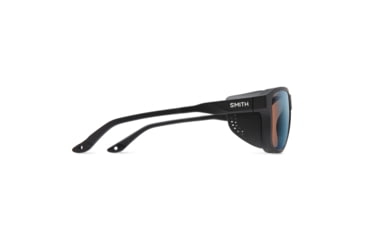 Image of Smith Embark Sunglasses, Matte Black Frame, ChromaPop Glacier Photochromic Copper Blue Mirror Lens, 20461700358PS