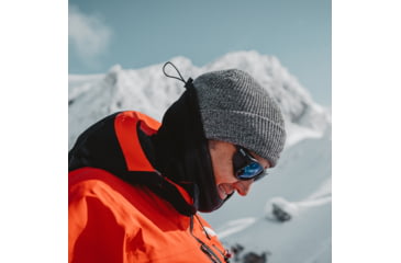 Image of Smith Embark Sunglasses, Matte Black Frame, ChromaPop Glacier Photochromic Copper Blue Mirror Lens, 20461700358PS