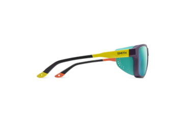 Image of Smith Embark Sunglasses, Purple/Cinder/Hi Viz Frame, ChromaPop Polarized Opal Mirror Lens, 20461783858QG
