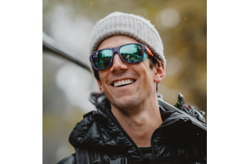 Image of Smith Embark Sunglasses, Purple/Cinder/Hi Viz Frame, ChromaPop Polarized Opal Mirror Lens, 20461783858QG