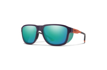 Image of Smith Embark Sunglasses, Purple/Cinder/Hi Viz Frame, ChromaPop Polarized Opal Mirror Lens, 20461783858QG