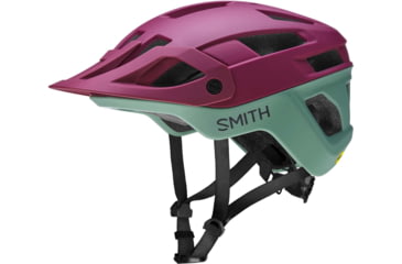 Image of Smith Engage MIPS Helmet, Matte Merlot / Aloe, Medium, E007450FW5559