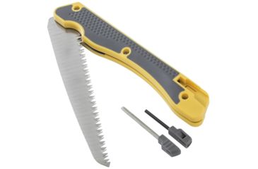 Image of Smiths Folding Limb Saw w/Sharpener, Yellow, SP-50836