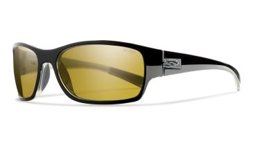 Image of Smith Optics Forum Sunglasses - Black Frame, Polarized Yellow Lenses FUPPYWBK