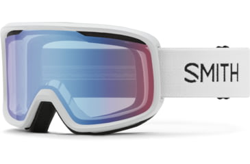 Image of Smith Frontier Goggle, Blue Sensor Mirror, White, M0042933299ZF