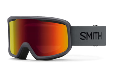 Image of Smith Frontier Goggles, Charcoal, Red Sol-X Mirror, M004292QQ99C1