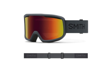 Image of Smith Frontier Goggles, Red Sol-X Mirror Lens, Slate, M004290NT99C1