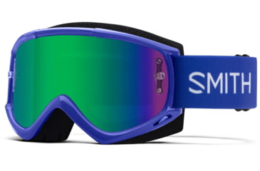 Image of Smith Fuel V.1 Goggle, Green Mirror Lens, Klein Blue, M00830237991Y