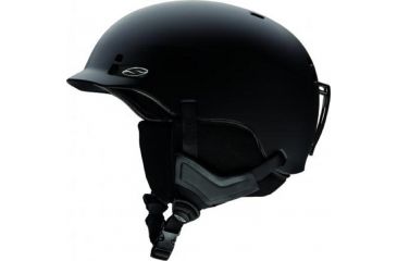 Image of Smith Gage Junior Ski Helmet-Matte Black-Youth Medium
