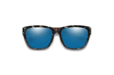 Image of Smith Joya Sunglasses, Sky Tortoise Frame, ChromaPop Glass Polarized Blue Mirror Lens, 204315JBW56QG