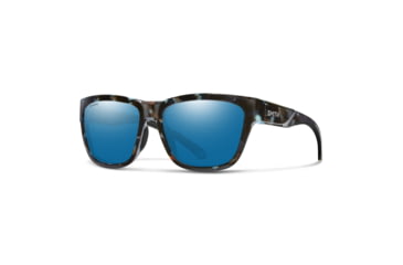 Image of Smith Joya Sunglasses, Sky Tortoise Frame, ChromaPop Glass Polarized Blue Mirror Lens, 204315JBW56QG