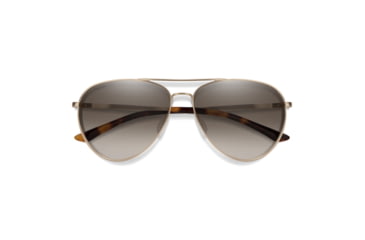 Image of Smith Layback Sunglasses, Matte Gold Frame, Polarized Brown Gradient Lens, 204062AOZ60LA