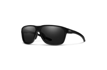 Image of Smith Leadout PivLock Sunglasses, Matte Black Frame, ChromaPop Black Lens, 204198003631C