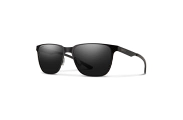 Image of Smith Lowdown Metal Sunglasses, Matte Black Frame, ChromaPop Polarized Black Lens, 204930003546N