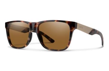 Image of Smith Lowdown Steel Sunglasses, Dark Tortoise Frame, ChromaPop Polarized Brown Lens, 201906EKP56L5