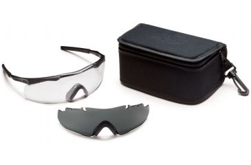 Image of Smith Optics Aegis Arc Compact Safety Glasses w/ Gray Spare Lens, Black Frame AEGACBK12-2R