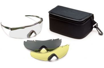 Image of Smith Elite Aegis Echo Safety Glasses w/ Gray &amp; Yellow Spare Lens, Multicam Frame AECHAMC12-3R