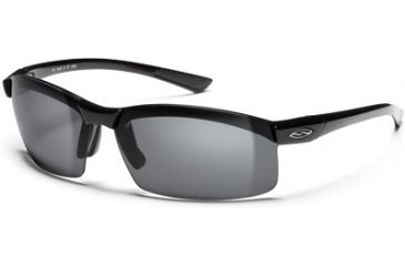 Image of Smith Optics Baseline Square Sunglasses - Black Frames, Polarized Gray Lenses