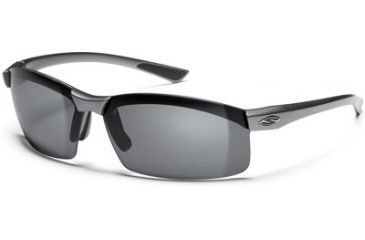 Image of Smith Optics Base Line Square Sunglasses - Steel Frames, Polarized Gray Lenses