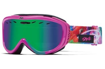 Image of Smith Optics Cadence Goggle Magenta Tropidelic Frame/Green Sol-X/Yellow Lens CD4NXMR15