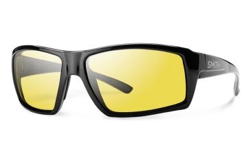 Image of Smith Optics Challis Single Vision Prescription Sunglasses, Black Frame, Polarized, CHGPLLBKSV